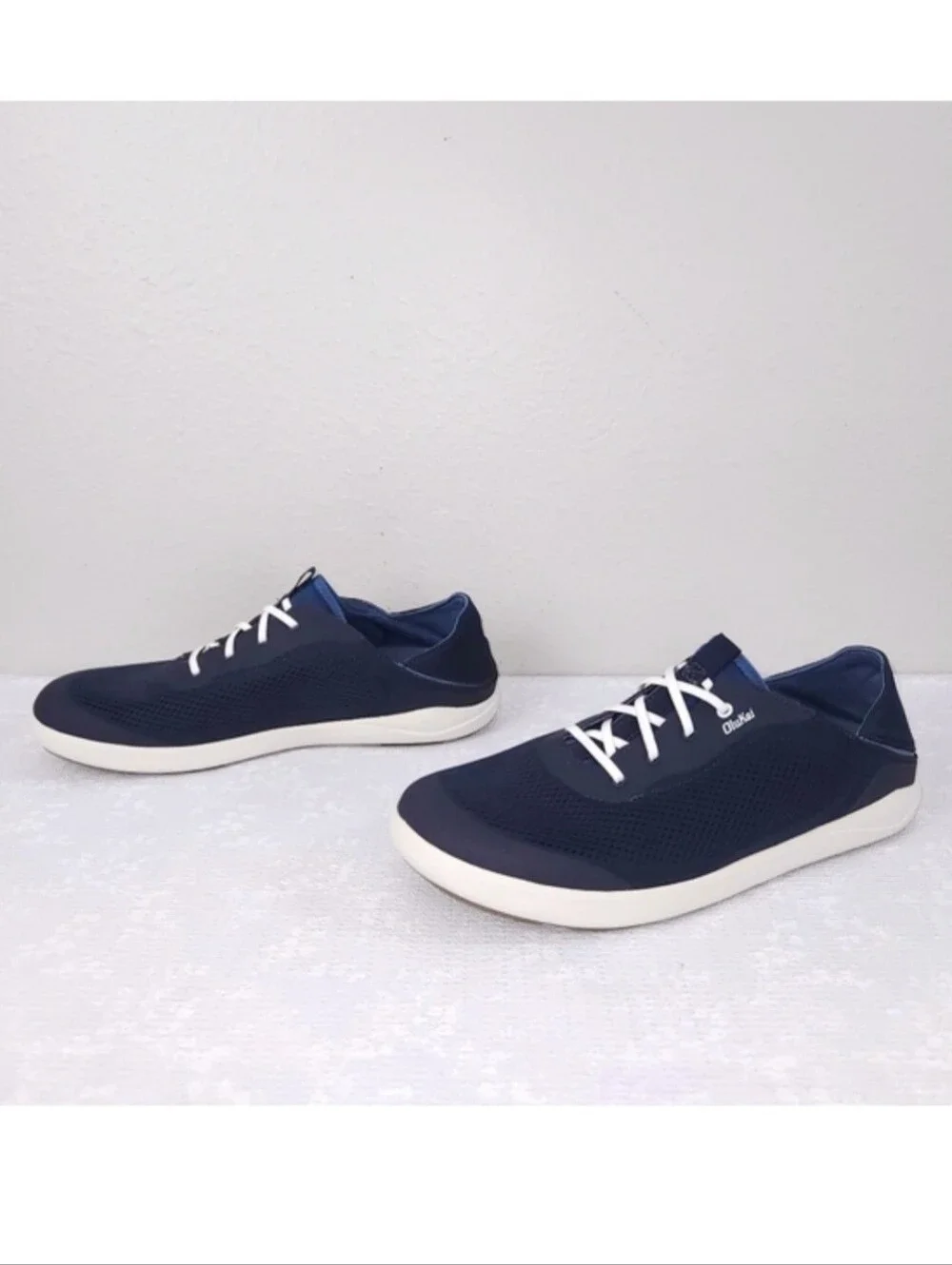 New OLUKAI Moku Pae Boat Shoe Men's US 14 Trench Blue